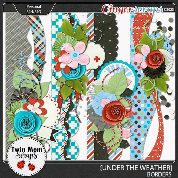 Under the Weather - BORDERS by Twin Mom Scraps