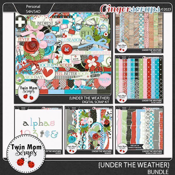 Under the Weather - BUNDLE by Twin Mom Scraps