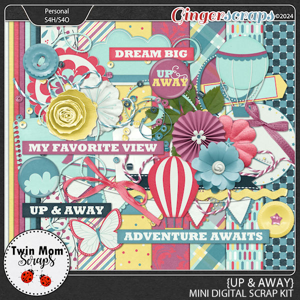 Up and Away - MINI KIT by Twin Mom Scraps