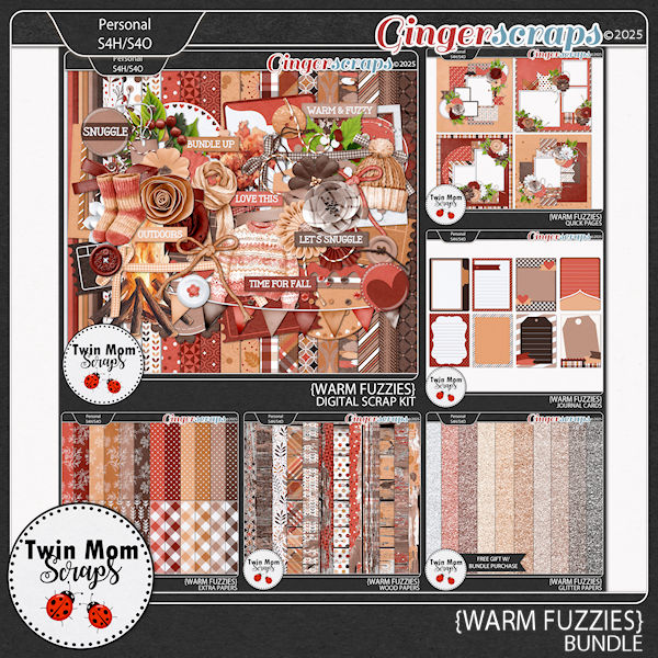 Warm Fuzzies - BUNDLE by Twin Mom Scraps