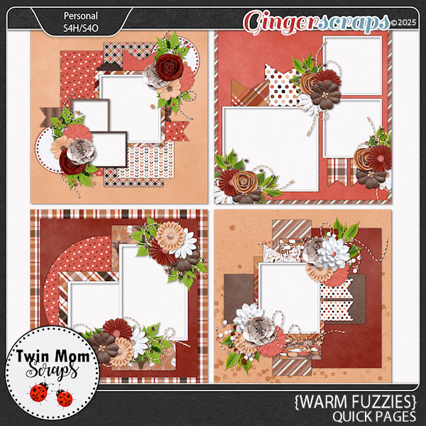 Warm Fuzzies - QUICK PAGES by Twin Mom Scraps