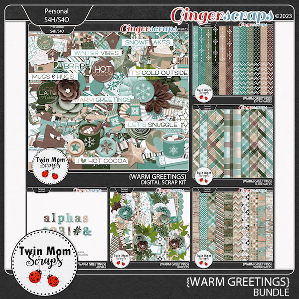 Warm Greetings - BUNDLE by Twin Mom Scraps