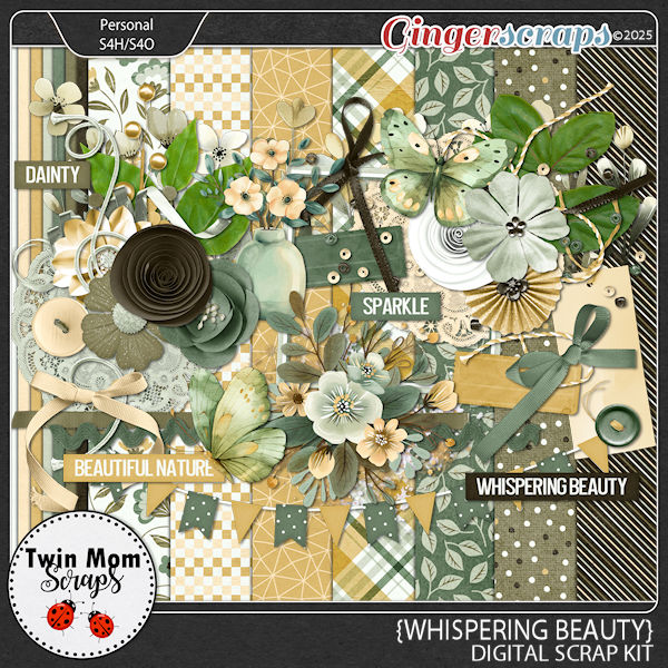 Whispering Beauty - KIT by Twin Mom Scraps