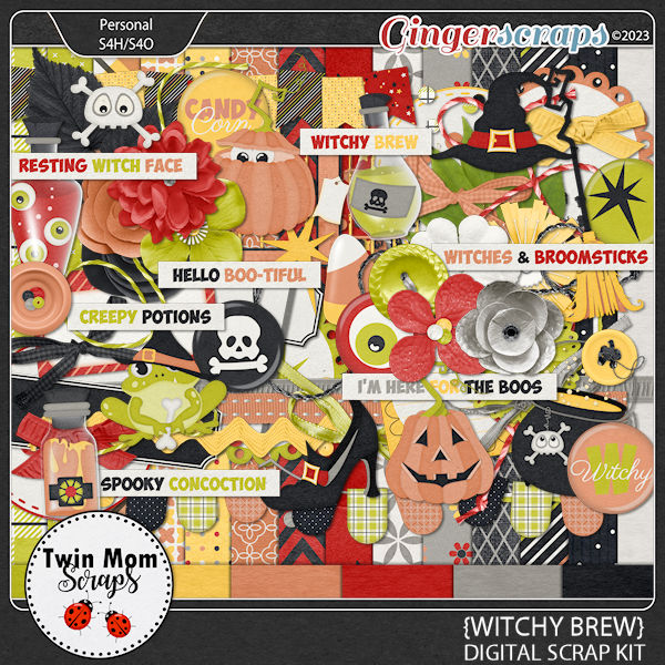 Witchy Brew - KIT by Twin Mom Scraps