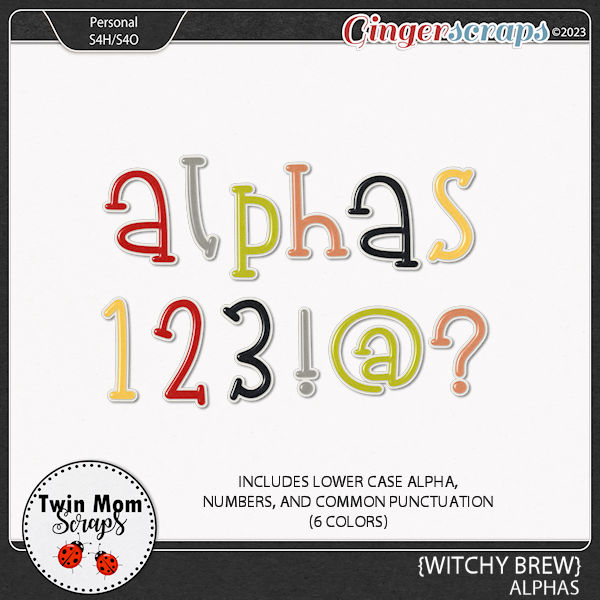 Witchy Brew - ALPHAS by Twin Mom Scraps