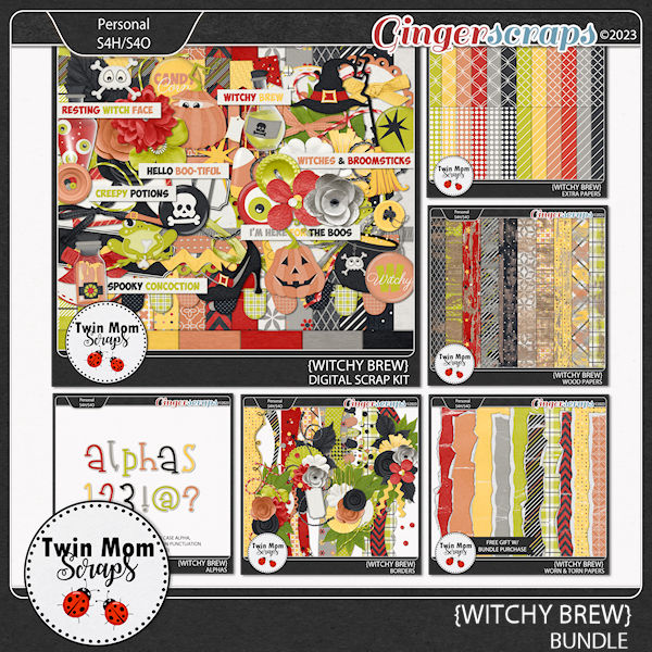 Witchy Brew - BUNDLE by Twin Mom Scraps