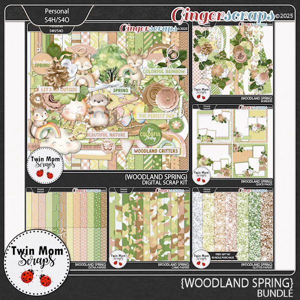 Woodland Spring - BUNDLE by Twin Mom Scraps