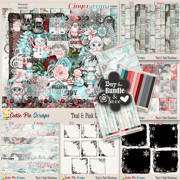 Teal & Pink Christmas Bundle