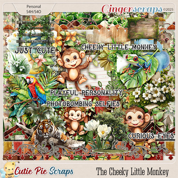 The Cheeky Little Monkey Page Kit