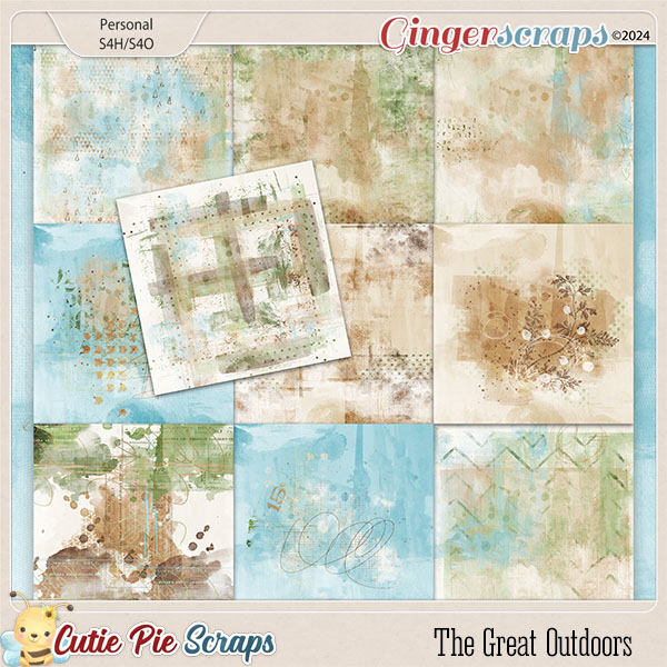 The Great Outdoors Painted Papers