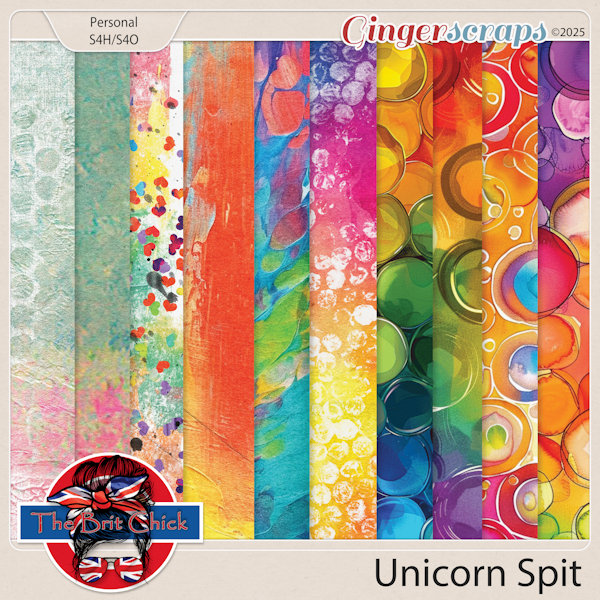 Unicorn Spit Rainbow Papers By The Brit Chick