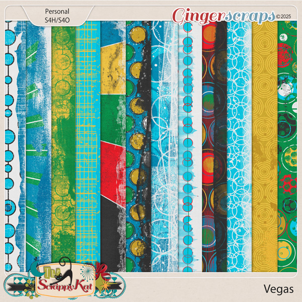 Vegas Distressed Papers by The Scrappy Kat