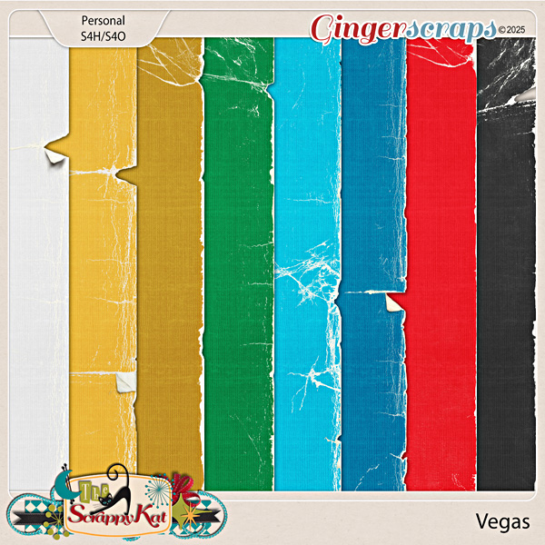 Vegas Torn Papers by The Scrappy Kat