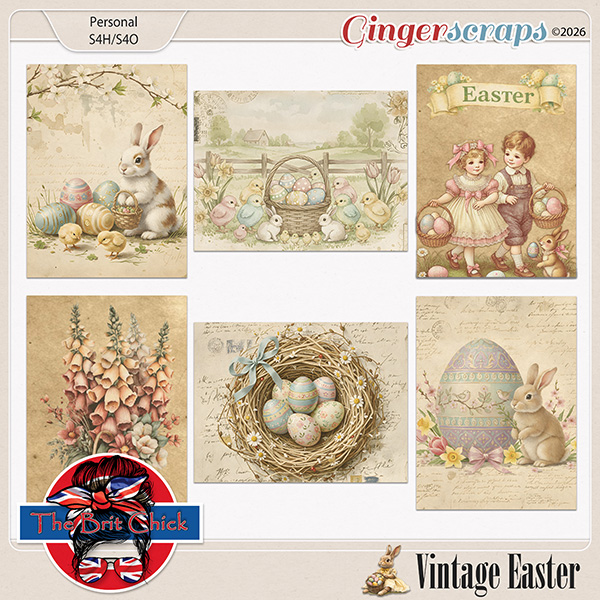 Vintage Easter Cards By The Brit Chick