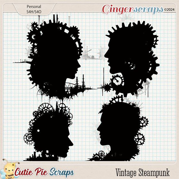 Vintage Steampunk Photo Masks