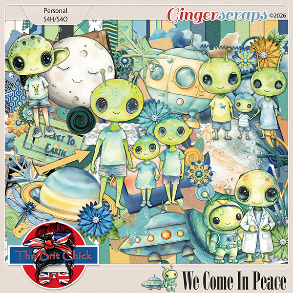 We Come In Peace Kit By The Brit Chick