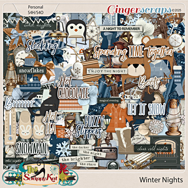 Winter Nights Kit by The Scrappy Kat