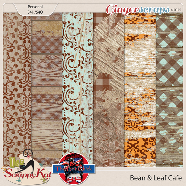 Bean & Leaf Cafe Wood Papers By The Brit Chick
