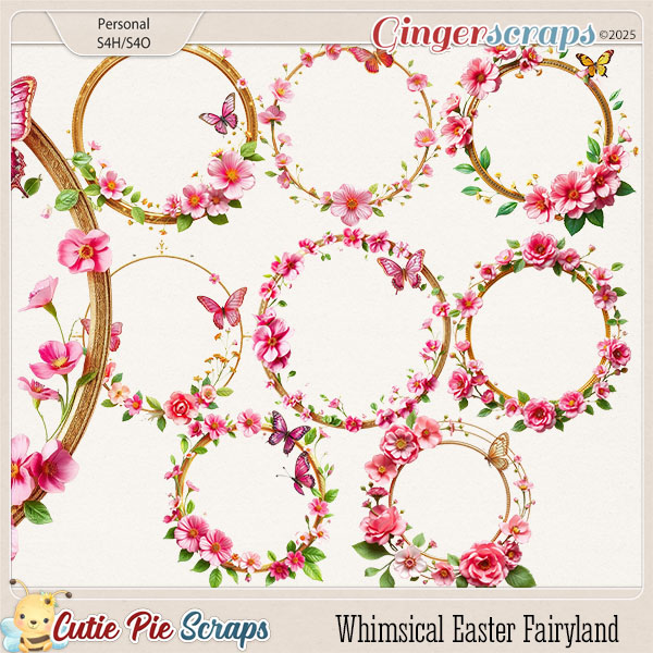 Whimsical Easter Fairyland Fancy Frames