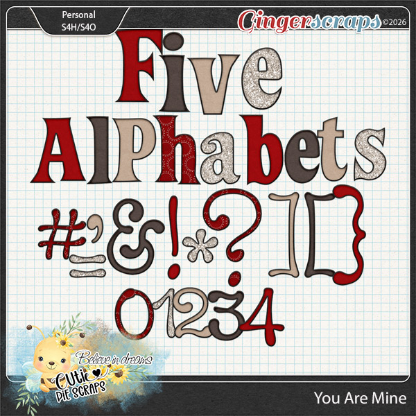 You Are Mine Alphabets