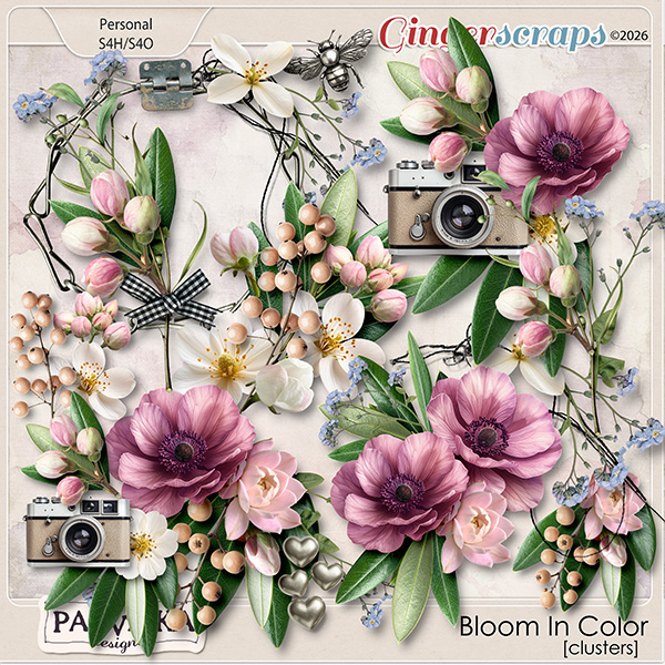 Bloom In Color Clusters by Palvinka Designs