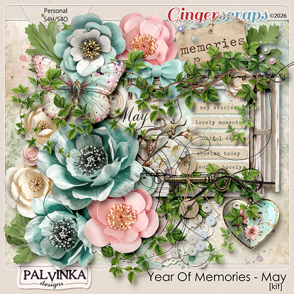Year Of Memories - May Kit by Palvinka Designs