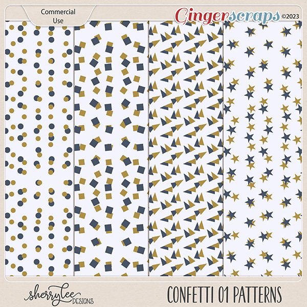 {CU} Confetti Vol.1 Patterns by Sherry Lee Designs