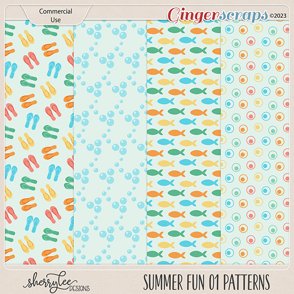 {CU} Summer Fun 01 Patterns by Sherry Lee Designs