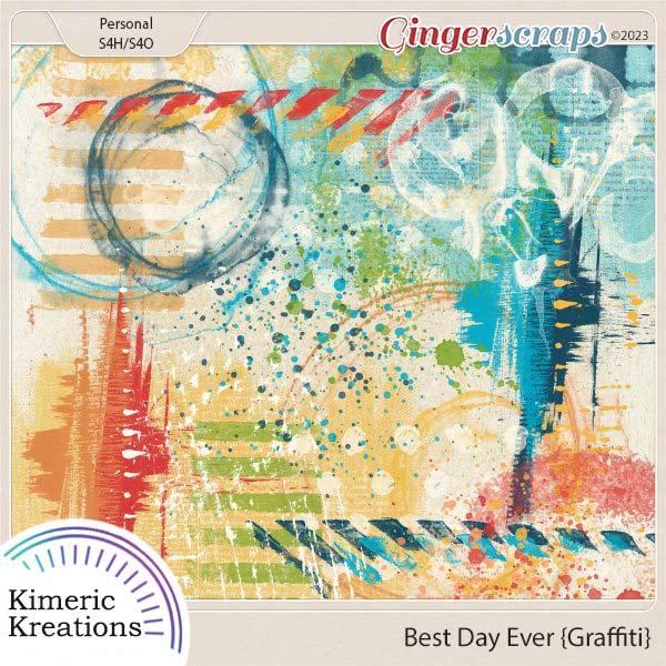 Best Day Ever Graffiti by Kimeric Kreations 
