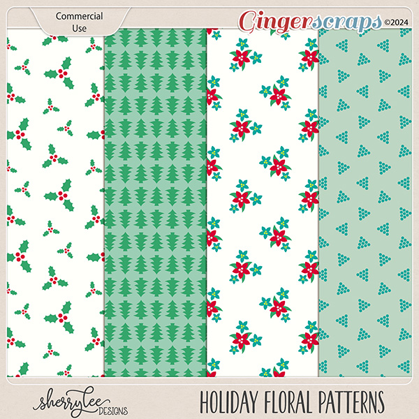 {CU} Holiday Floral Patterns