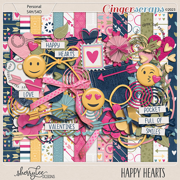 Happy Hearts Kit by Sherry Lee Designs