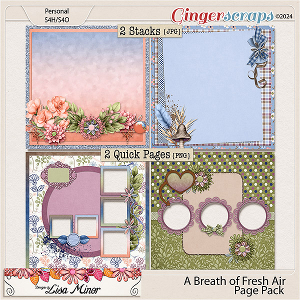 A Breath of Fresh Air Page Pack from Designs by Lisa Minor
