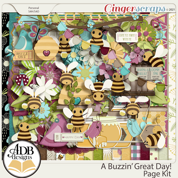 A Buzzin' Great Day! Page Kit by ADB Designs