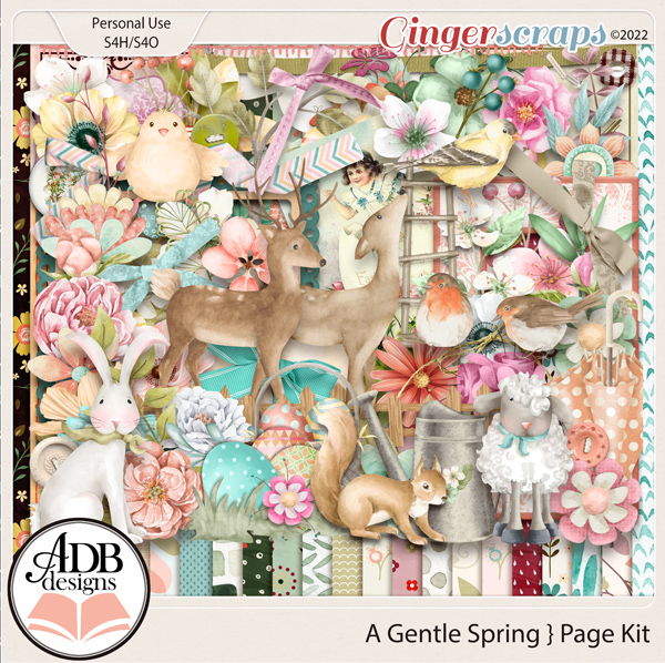 A Gentle Spring Page Kit