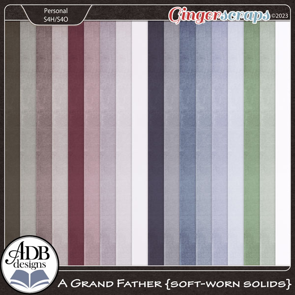 A Grand Father Cardstock Solid Papers by ADB Designs