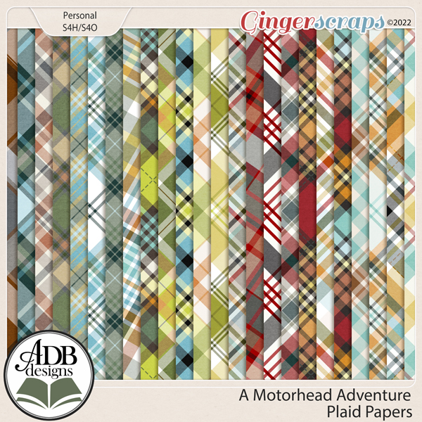 A Motorhead Adventure Plaid Papers