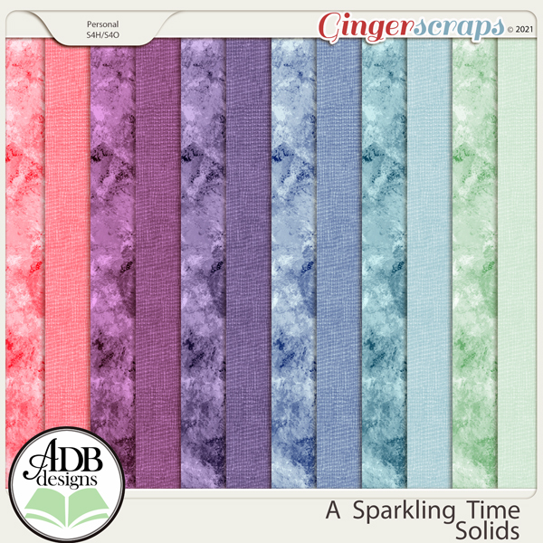 A Sparkling Time Solid Papers by ADB Designs