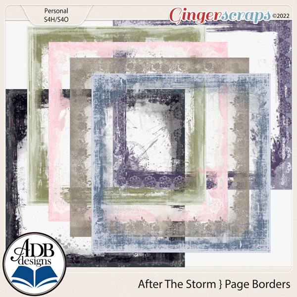 After The Storm Page Borders