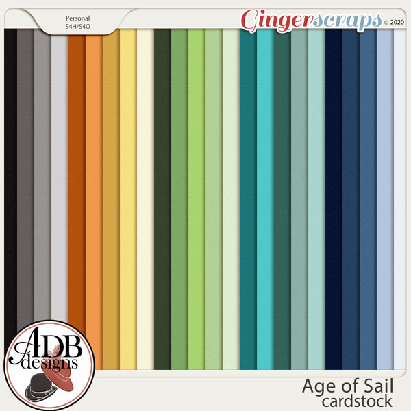 Age of Sail Solid Papers by ADB Designs