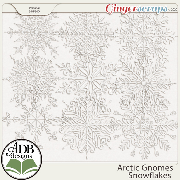 Arctic Gnomes Snowflakes by ADB Designs
