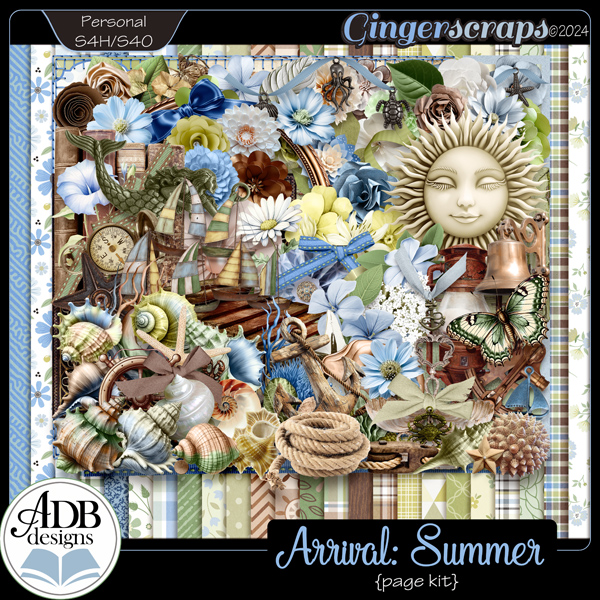 Arrival Summer Page Kit by ADB Designs