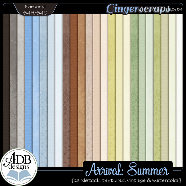 Arrival Summer Solid Papers by ADB Designs