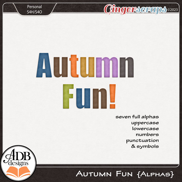 Autumn Fun Alphas