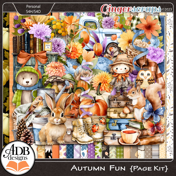 Autumn Fun Page Kit by ADB Designs