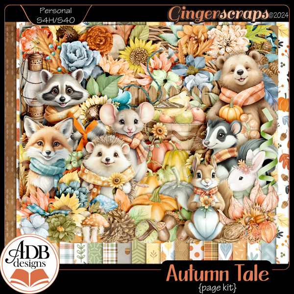 Autumn Tale Page Kit by ADB Designs