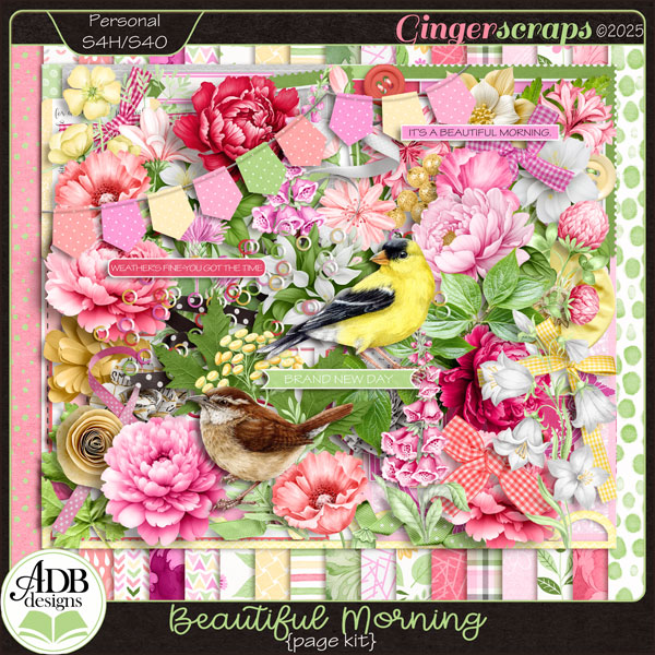 Beautiful Morning Page Kit by ADB Designs