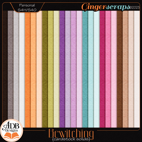 Bewitching Cardstock Solid Papers by ADB Designs