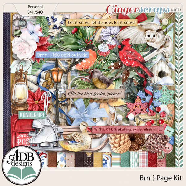 Brrr Page Kit by ADB Designs