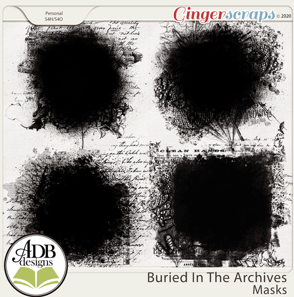 Buried in the Archives Masks by ADB Designs