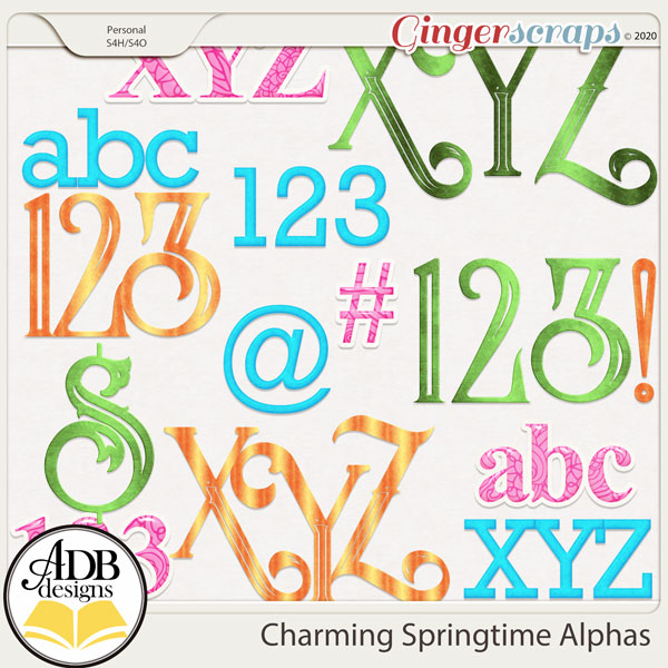 Charming Springtime Alphas by ADB Designs